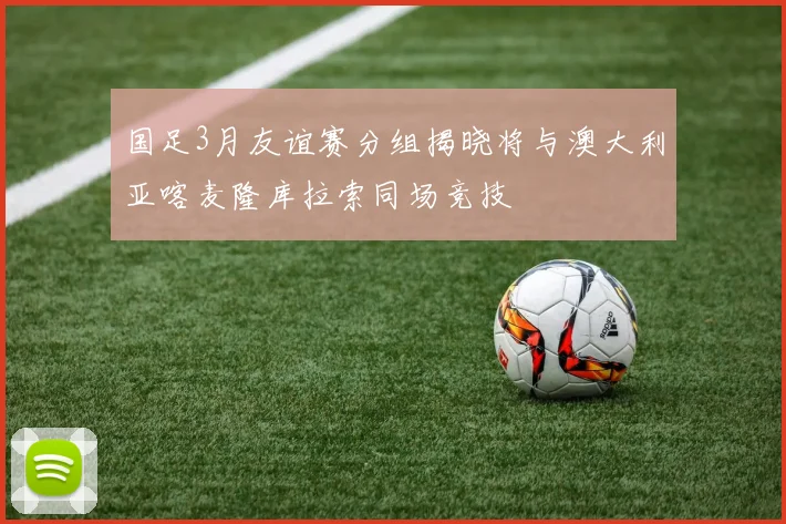 国足3月友谊赛分组揭晓将与澳大利亚喀麦隆库拉索同场竞技