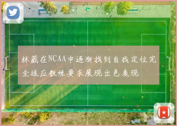 林葳在NCAA中逐渐找到自我定位完全适应教练要求展现出色表现